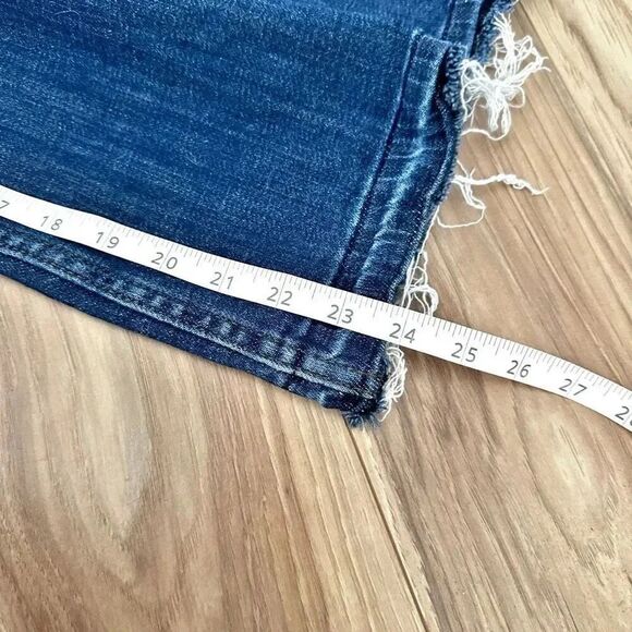 LEE | Denim Jeans Heritage A-line Wide Leg Cropped Raw Hem | Size 18 - Picture 10 of 10